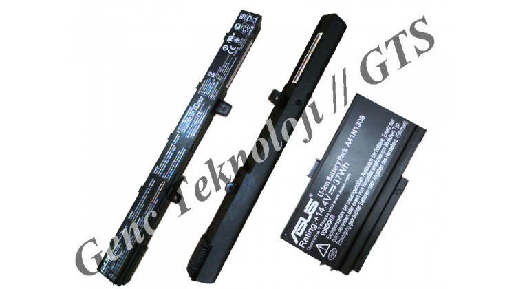 Asus X551MAV Orijinal Batarya Pil (İkinci EL) A41N1308 14.4V-2.5A 2500mAh