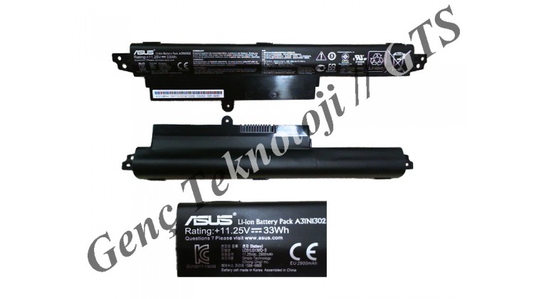 Asus VivoBook F200MA-CT063H Orijinal Batarya Pil