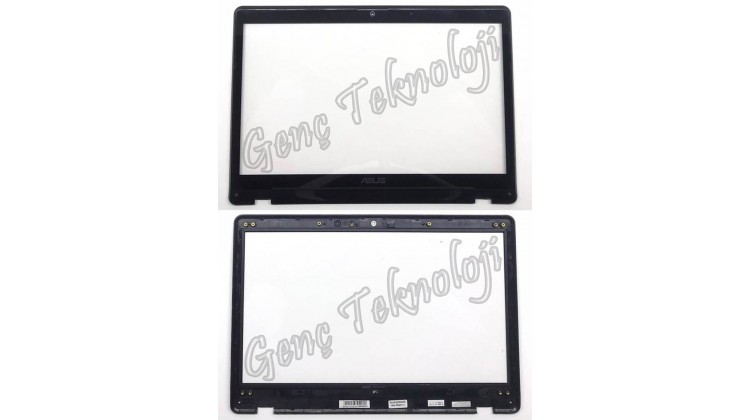 Asus N61JQ, N61JV, N61V LCD Camlı Bezel Ekran Ön Çerçeve - Orijinal
