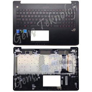 Asus G550, G550JV, G550JA Işıklı Üst Klavye Kasası Top Case - Orijinal