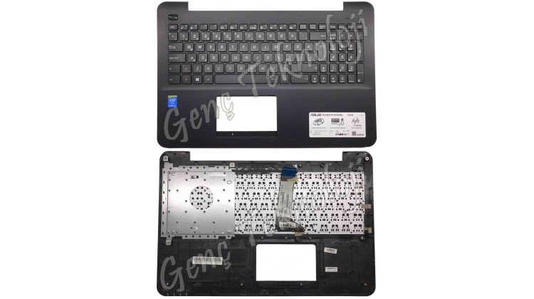 Asus X555UB, X555UF Üst Kasa Klavye Kasası - Siyah - Orijinal Asus X555UB, X555UF Üst Kasa Klavye Kasası - Siyah - Orijinal