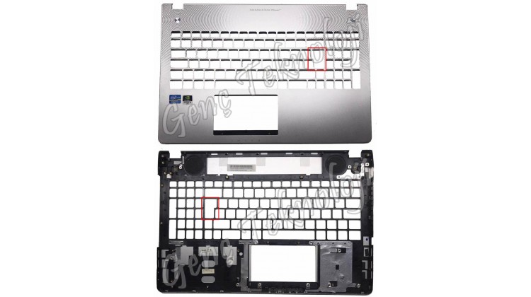 Asus N56VM, N56VV, N56VZ Üst Klavye Kasası Top Case - Klavyesiz - Orijinal