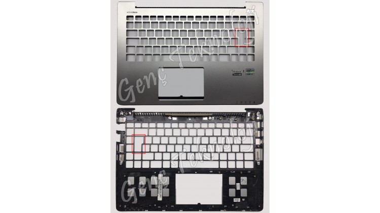 Asus S400, S400C, S400CA Üst Klavye Kasası Top Case - Klavyesiz - Orijinal