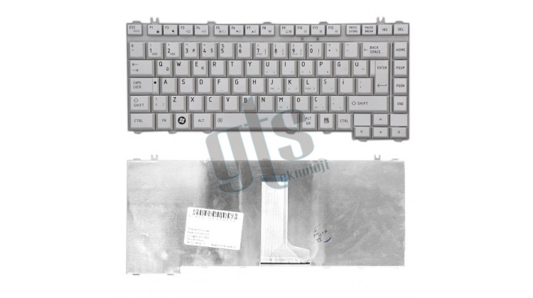 Toshiba Satellite A350 Klavye - Türkçe Gümüş Gri