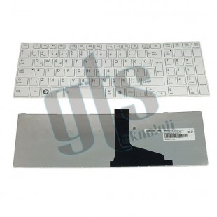 Toshiba Satellite C850 Klavye - Türkçe Beyaz