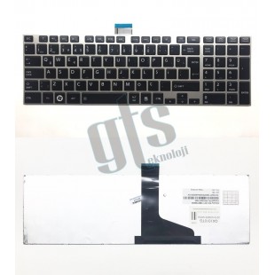 Toshiba Satellite C850 Klavye - Türkçe Gümüş Gri