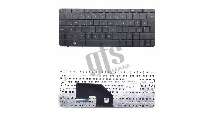 HP Compaq Mini CQ10 Klavye - Türkçe Siyah HP Compaq Mini CQ10 Klavye - Türkçe Siyah