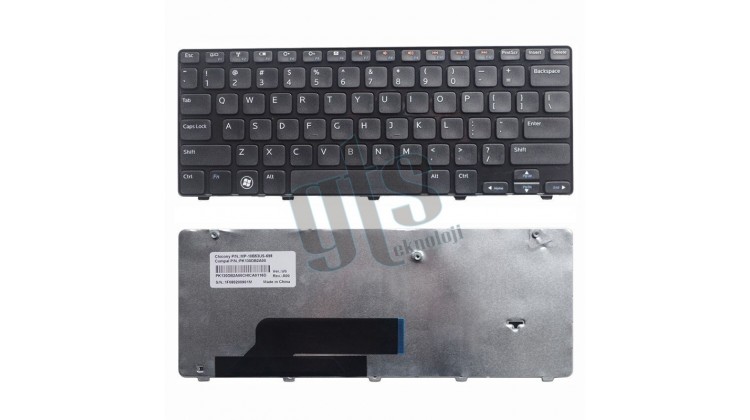 Dell inspiron 101C Klavye - İngilizce Siyah