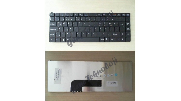 Sony Vaio VGN-N110 Klavye - Türkçe Siyah Sony Vaio VGN-N110 Klavye - Türkçe Siyah