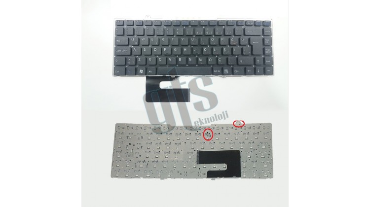 Sony Vaio VGN-FW Serisi Klavye - Türkçe Siyah - Çerçevesiz Sony Vaio VGN-FW Serisi Klavye - Türkçe Siyah - Çerçevesiz