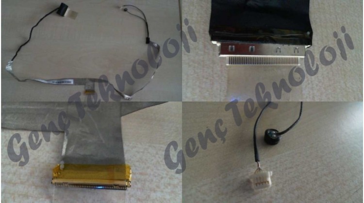 Asus K42, K42J, K42JC Lvds Led Data Flex Kablo - Çıkma-Orijinal