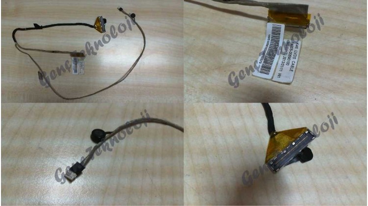 Asus K46CB, K46C, K46CM Lvds Led Data Flex Kablo - Çıkma-Orijinal