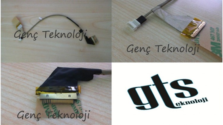Toshiba Satellite C600D, C630, C640 Lvds Led Data Flex Kablo - Sıfır