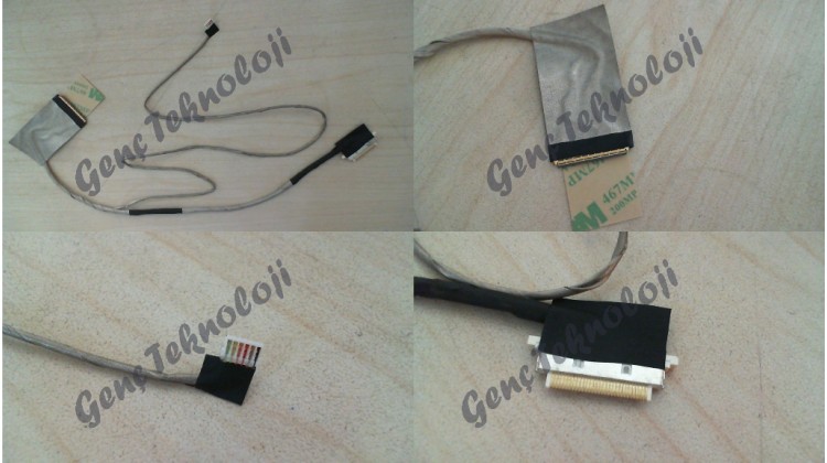 Toshiba C850, C850D Lvds Led Data Flex Kablo - Sıfır Toshiba C850, C850D Lvds Led Data Flex Kablo - Sıfır