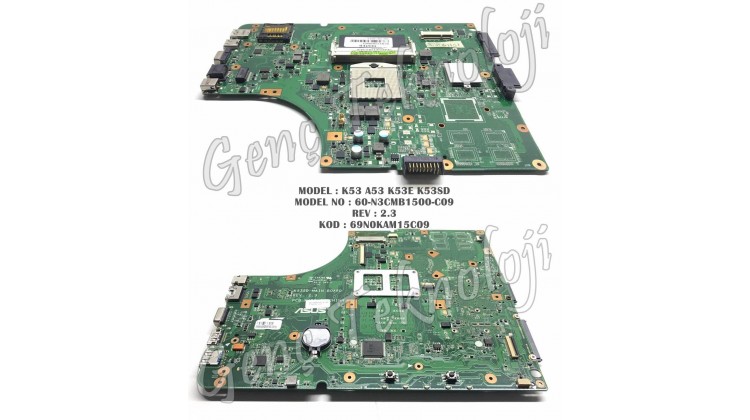 Asus K53E K53SD  Anakart - 69N0KAM15C09 Anakart