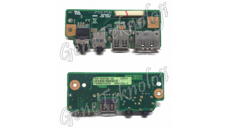 Asus U50F, U50A, U50VG USB Audio e-SATA IO Board - Rev. 1.1 - Orijinal
