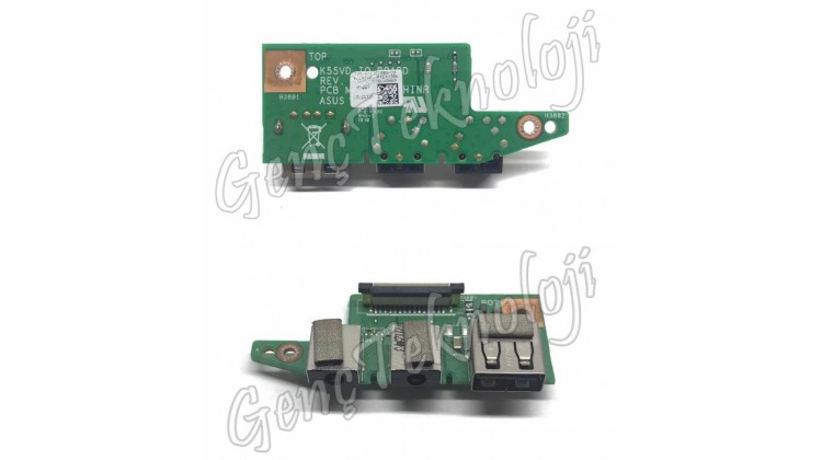 Asus K55DR, K55N, K55VD Audio USB IO Board - Rev. 2.3 - Orijinal