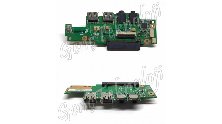 Asus 60-OA1JI01000-C01 Audio USB IO Board - Rev. 2.0 - Orijinal